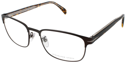 DAVID BECKHAM DB 1066 Frame BROWN RUTHENIUM Lens DEMO