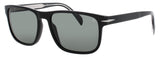 DAVID BECKHAM DB-1060/S Frame BLACK Lens GREEN TINT