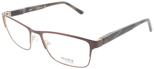 ELASTA E 3123 Frame MATTE BROWN BEIGE Lens DEMO