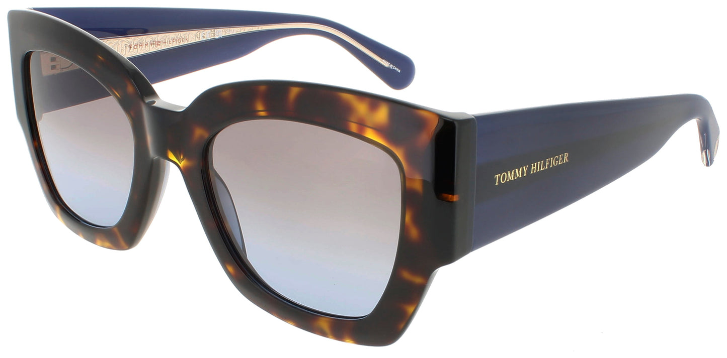 TOMMY HILFIGER TH 1862/S Frame HAVANA Lens GREY AZURE