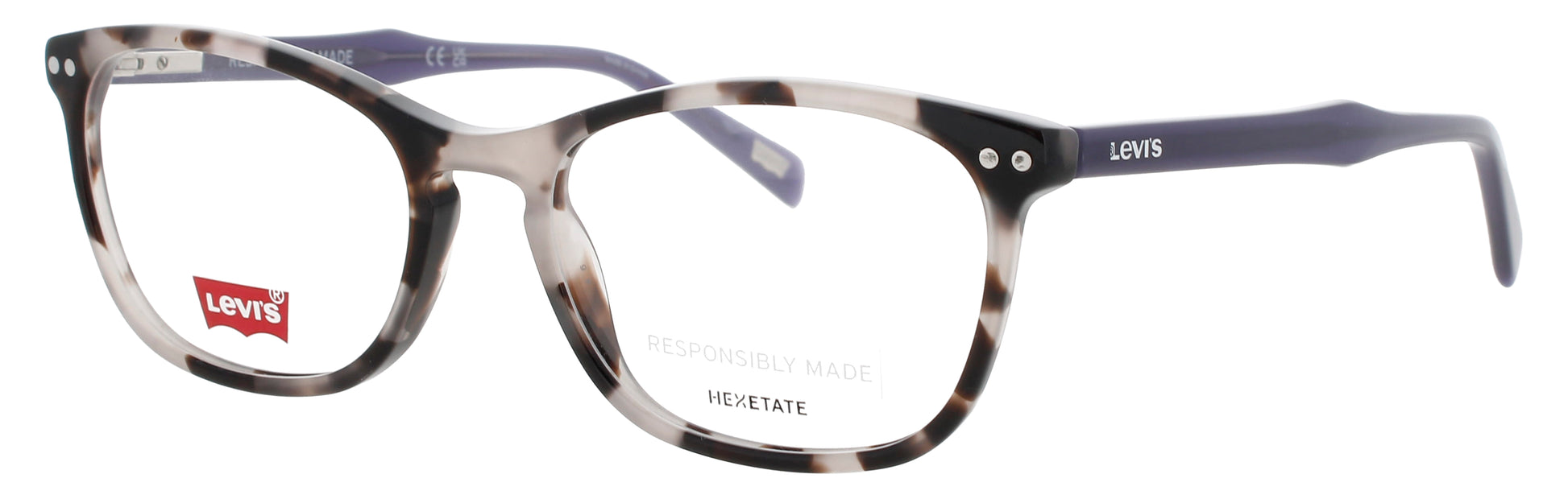 LEVI'S LV-5026 Frame  VIOLET HAVANA Lens DEMO