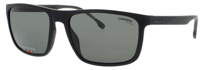 CARRERA 8047/S Frame BLACK / GREEN Lens GREEN POLARIZED