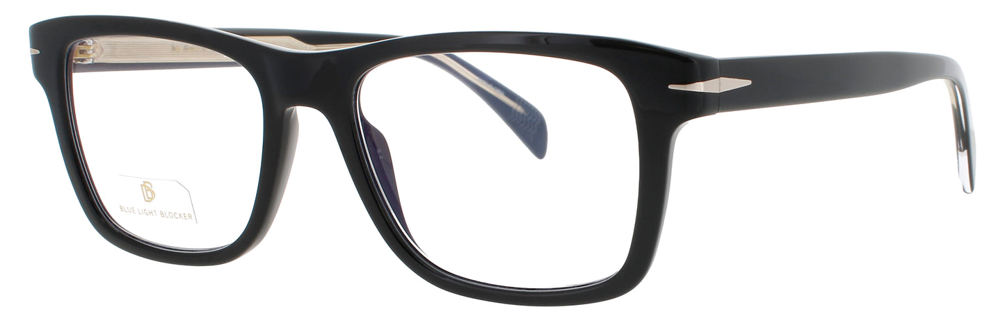 DAVID BECKHAM 1073/BB Frame BLACK / GOLD Lens DEMO