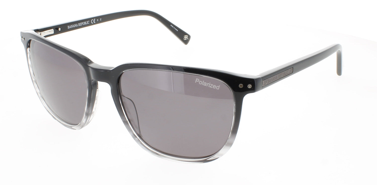 BANANA REPUBLIC BR 1005/S Frame SHADED BLACK GREY Lens GREY POLARIZED