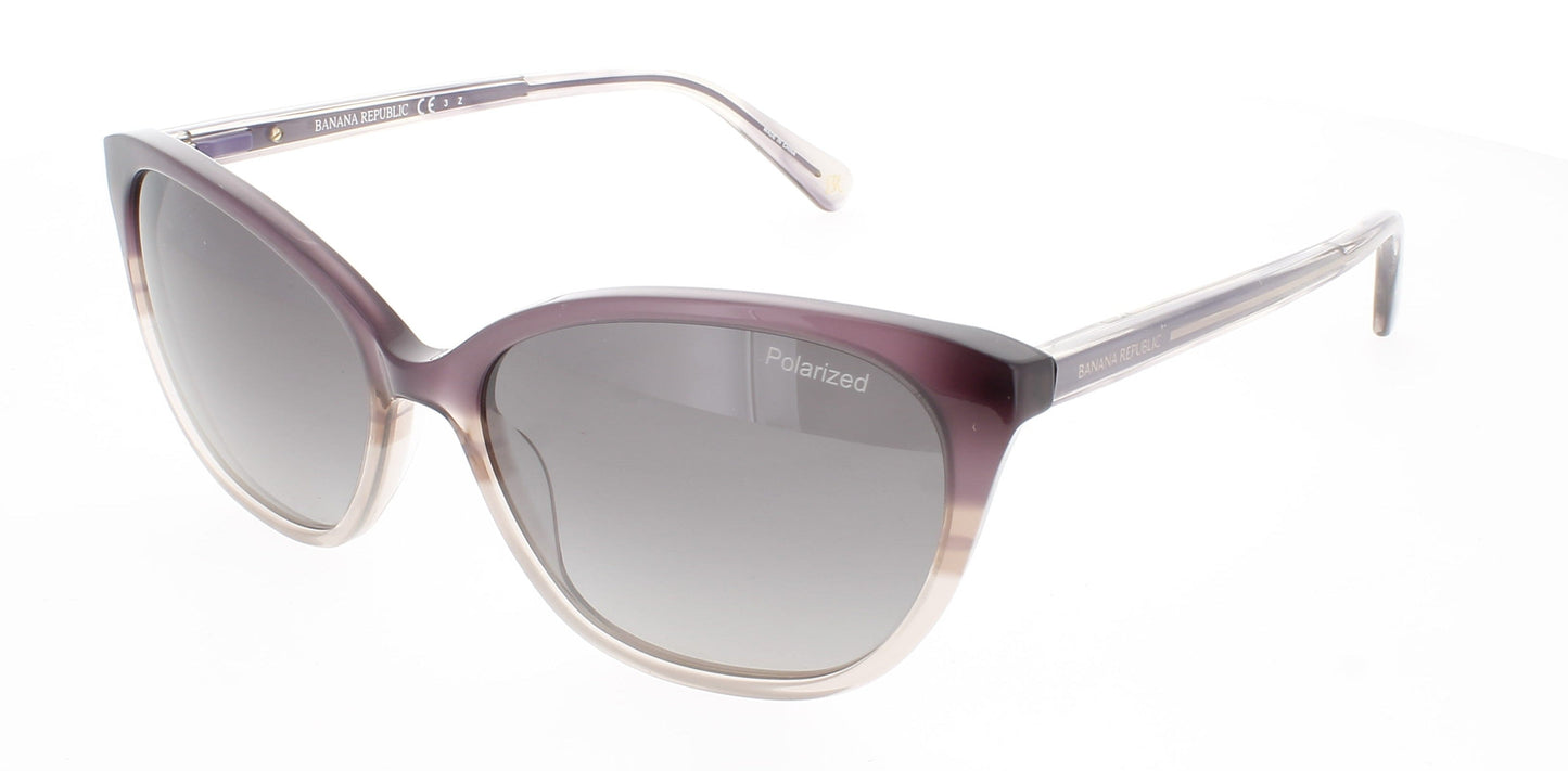 BANANA REPUBLIC BR 2001/S Frame SHADED VIOLET Lens GREY GRADIENT POLARIZED