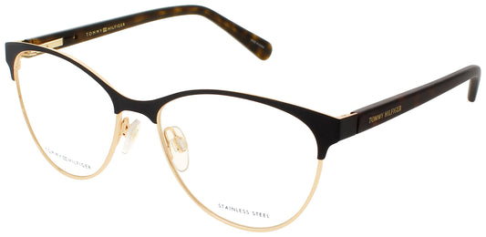 TOMMY HILFIGER TH 1886 Frame MATTE BROWN GOLD Lens DEMO