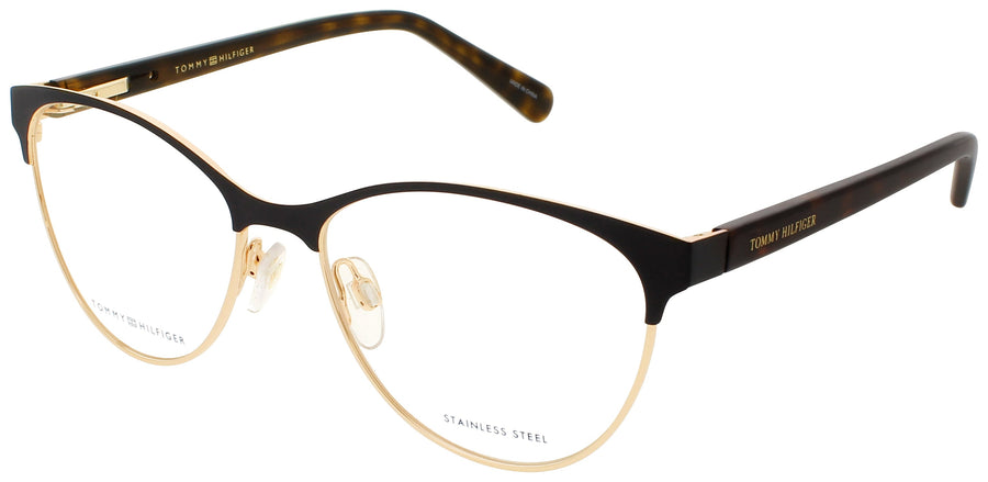 TOMMY HILFIGER TH 1886 Frame MATTE BROWN GOLD Lens DEMO