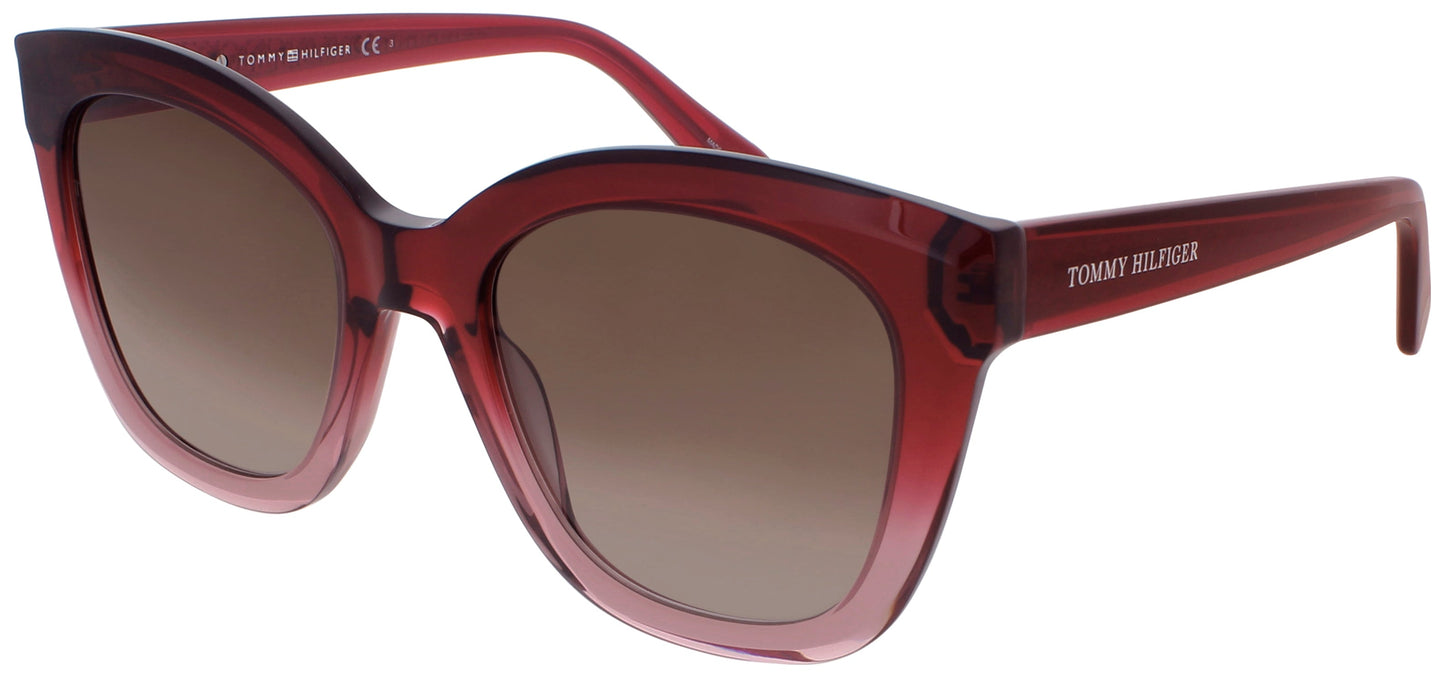 TOMMY HILFIGER TH 1884/S Frame RED Lens BROWN GRADIENT