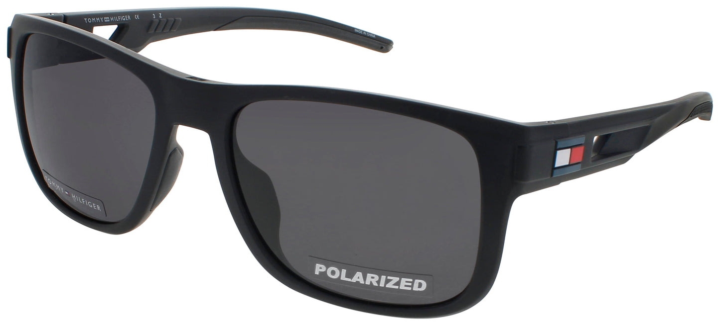 TOMMY HILFIGER TH 1913/S Frame MATTE BLACK Lens GREY POLARIZED