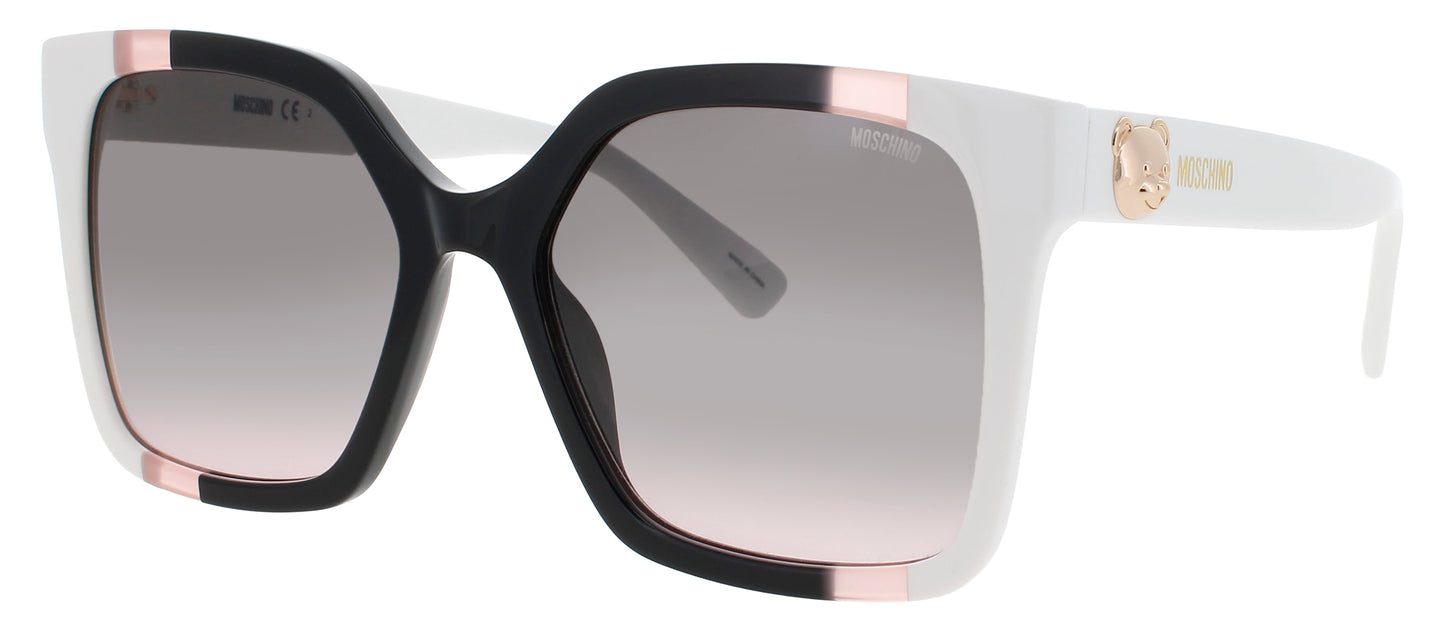 MOSCHINO MOS123/S Frame BLACK / PINK Lens GREEN TO PINK GRADIENT