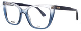 MOSCHINO MOS603 Frame CRYSTAL BLUE Lens DEMO