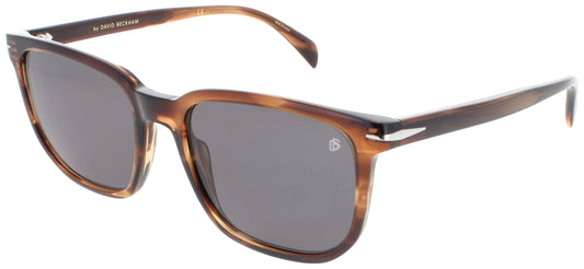 DAVID BECKHAM DB 1076/S Frame STRIPED BROWN Lens GREY