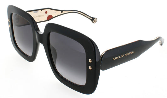 CAROLINA HERRERA CH 0010/S Frame BLACK Lens DARK GREY GRADIENT