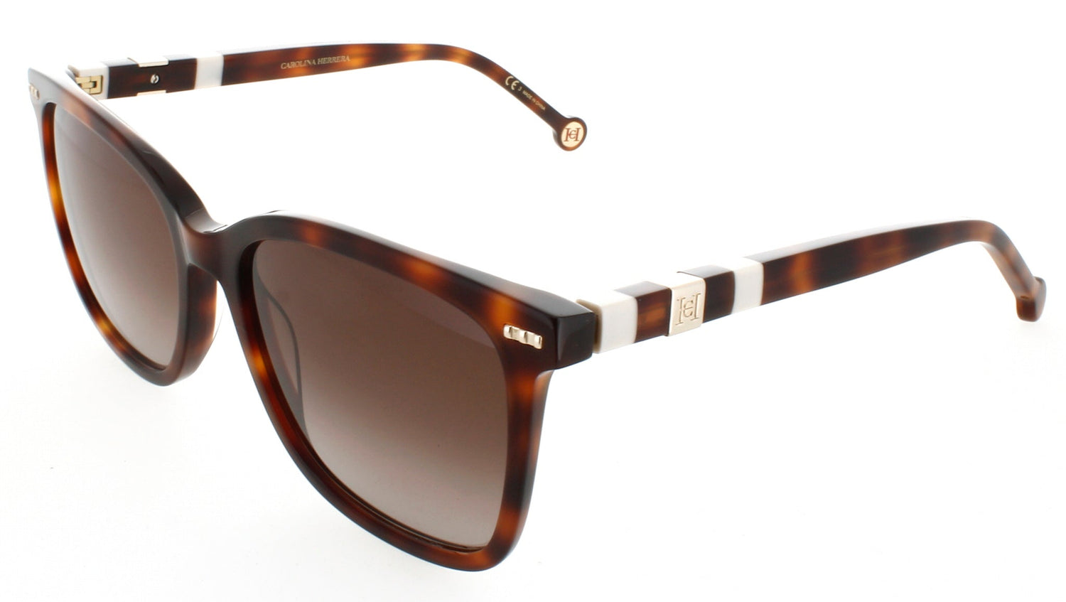 CAROLINA HERRERA CH 0045/S Frame HAVANA IVORY Lens BROWN GRADIENT