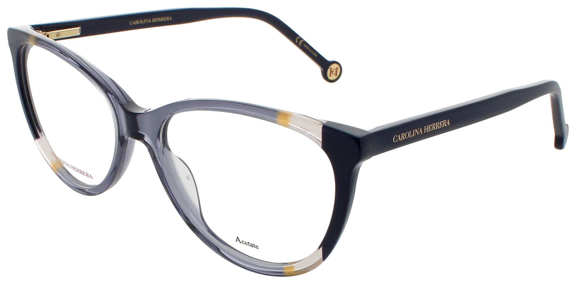 CAROLINA HERRERA CH 0064 Frame BLUE ORANGE Lens DEMO