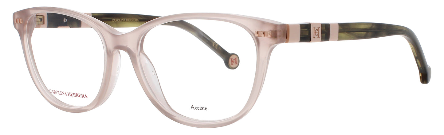 CAROLINA HERRERA CH 0048 Frame GREEN/NUDE Lens DEMO