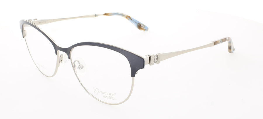 EMOZIONI EM 4411 Frame BLUE GOLD Lens DEMO