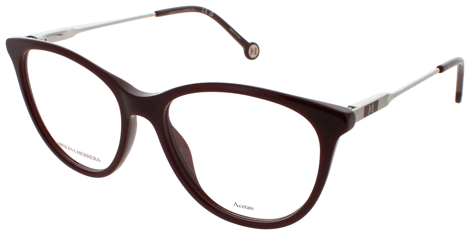 CAROLINA HERRERA CH 0073 Frame BURGUNDY Lens DEMO