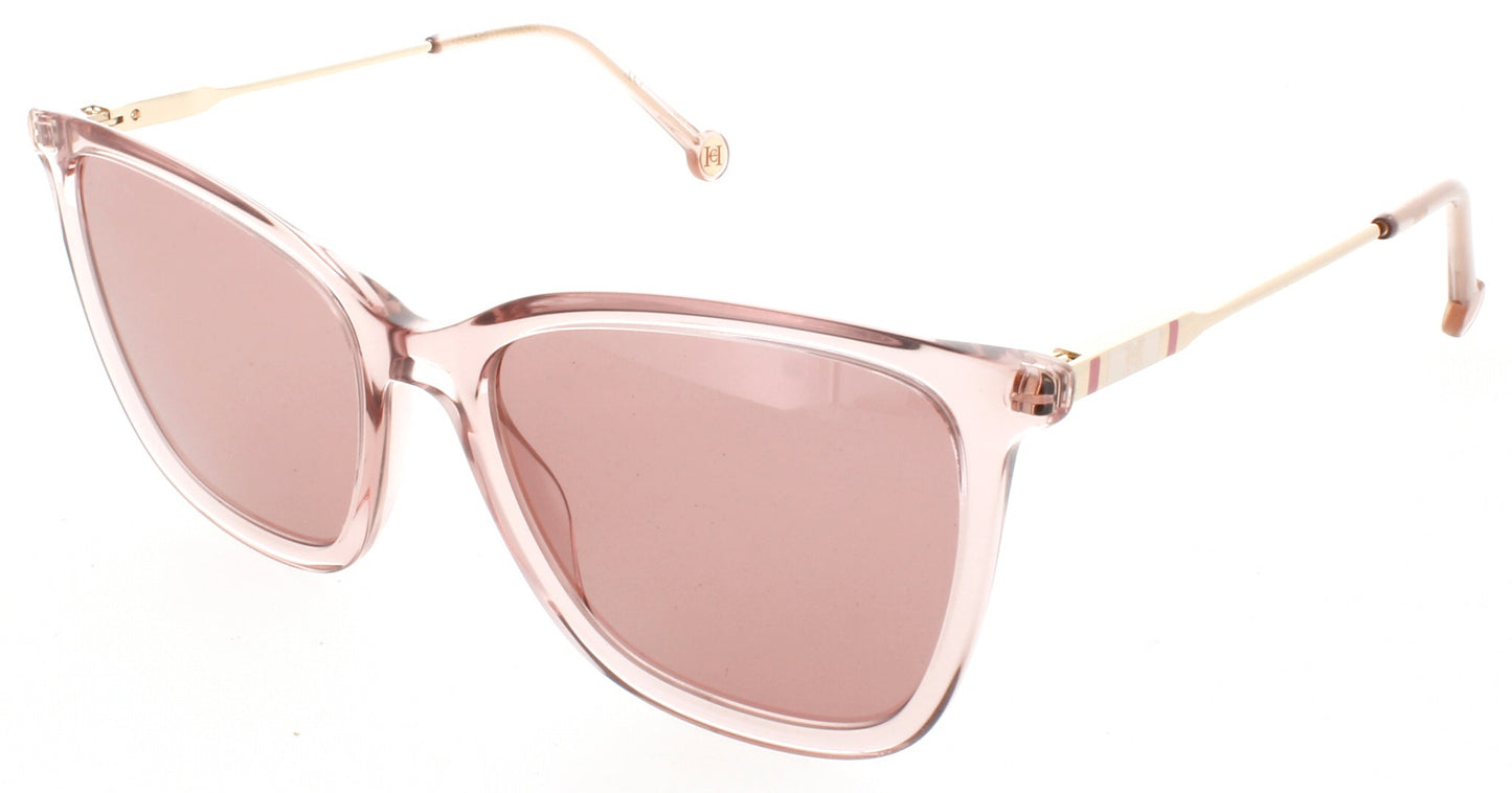 CAROLINA HERRERA CH-0068/S Frame TRANSPARENT NUDE PINK Lens PINK