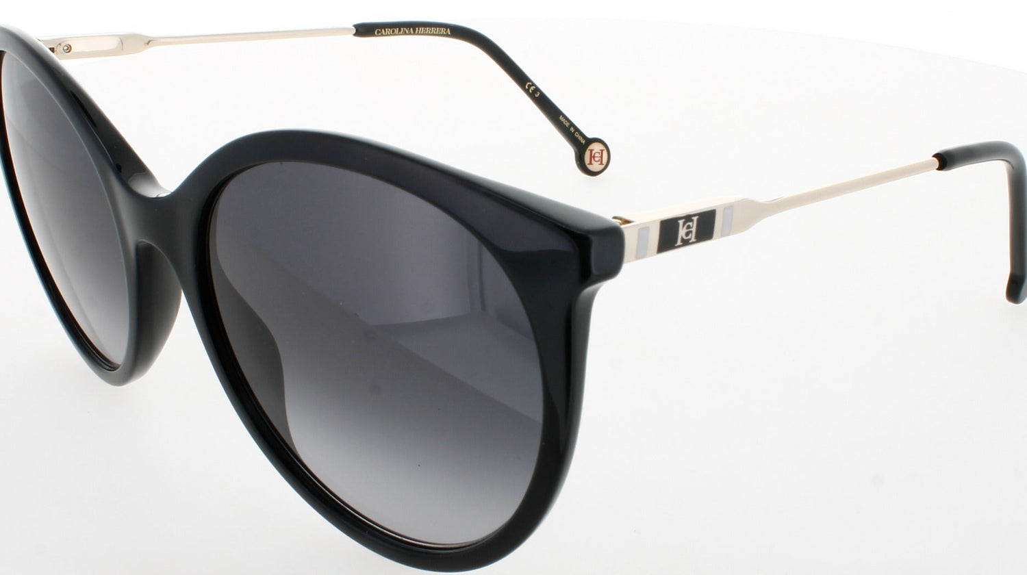 CAROLINA HERRERA CH 0069/S Frame BLACK Lens DARK GREY GRADIENT