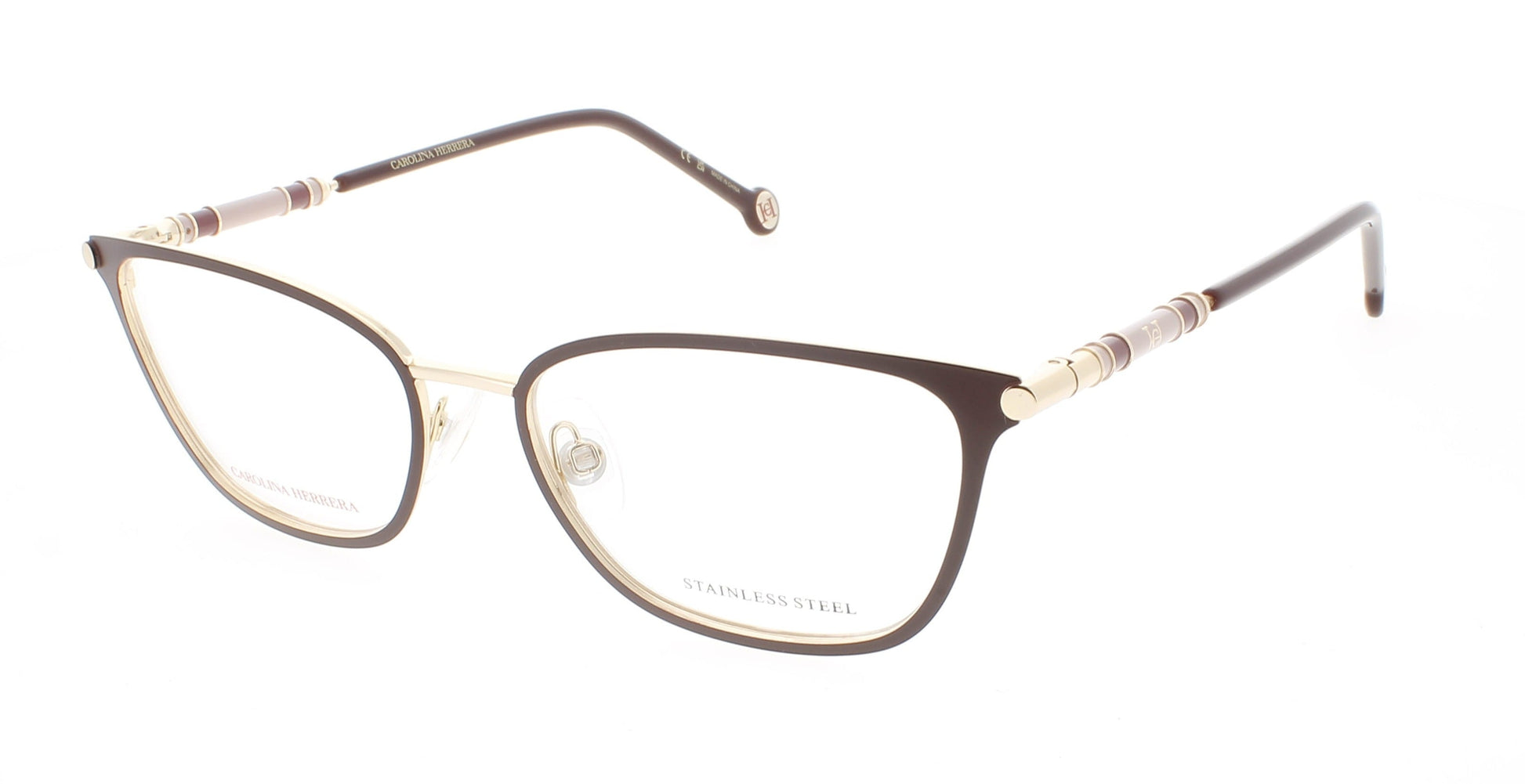 CAROLINA HERRERA CH 0031 Frame GOLD BURGUNDY Lens DEMO