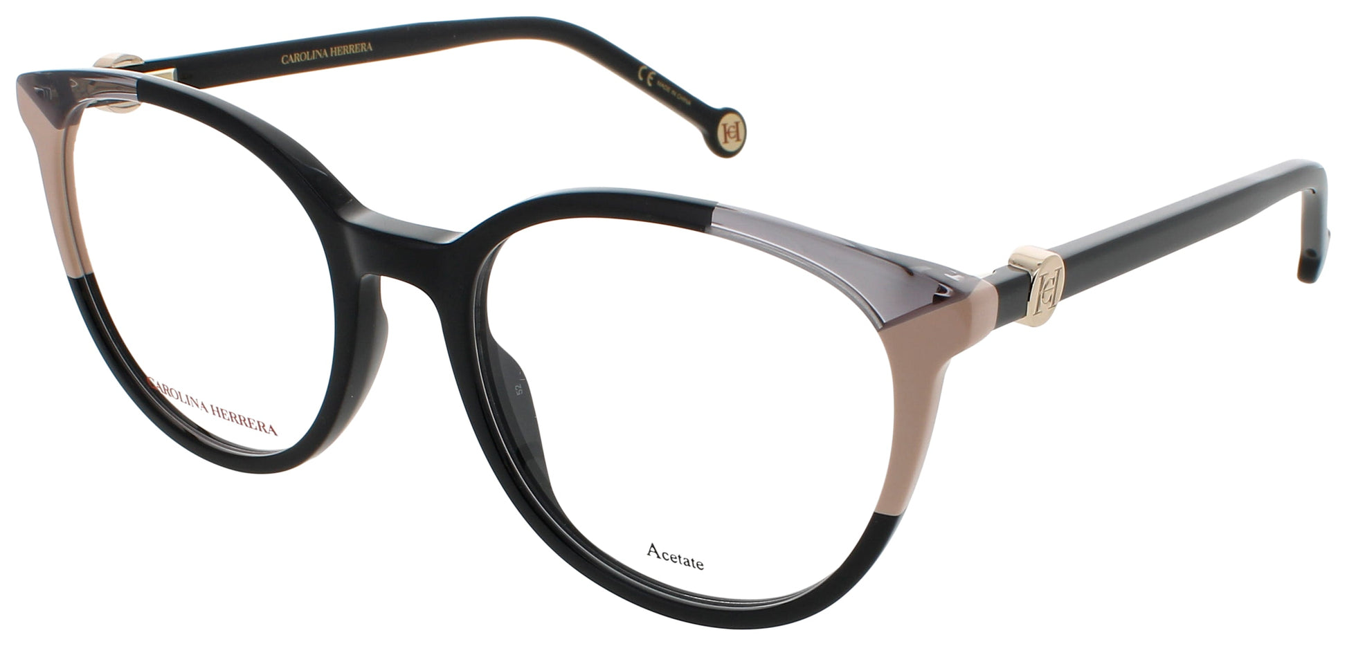 CAROLINA HERRERA CH 0056 Frame BLACK NUDE Lens DEMO