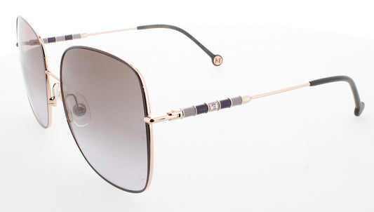 CAROLINA HERRERA CH 0035/S Frame GOLD LILAC Lens BROWN VIOLET SHADED