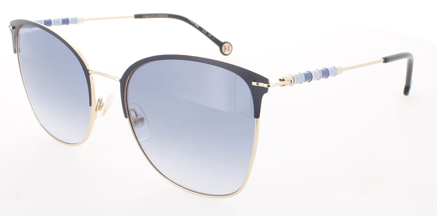 CAROLINA HERRERA CH 0036/S Frame GOLD/BLUE Lens GRADIENT BLUE