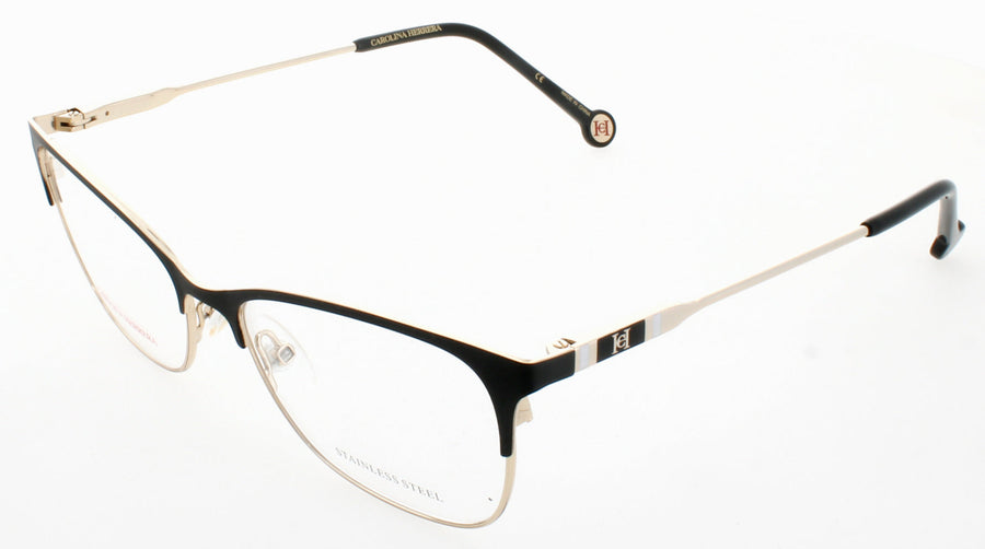 CAROLINA HERRERA CH 0074 Frame BLACK GOLD Lens DEMO