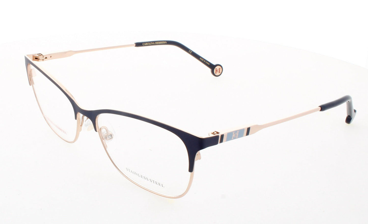 CAROLINA HERRERA CH 0074 Frame GOLD BLUE Lens DEMO