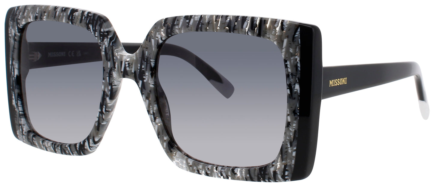 MISSONI MIS 0089/S Frame BLACK PATTERN GREY Lens DARK GREY