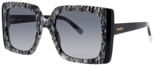 MISSONI MIS 0089/S Frame BLACK PATTERN GREY Lens DARK GREY
