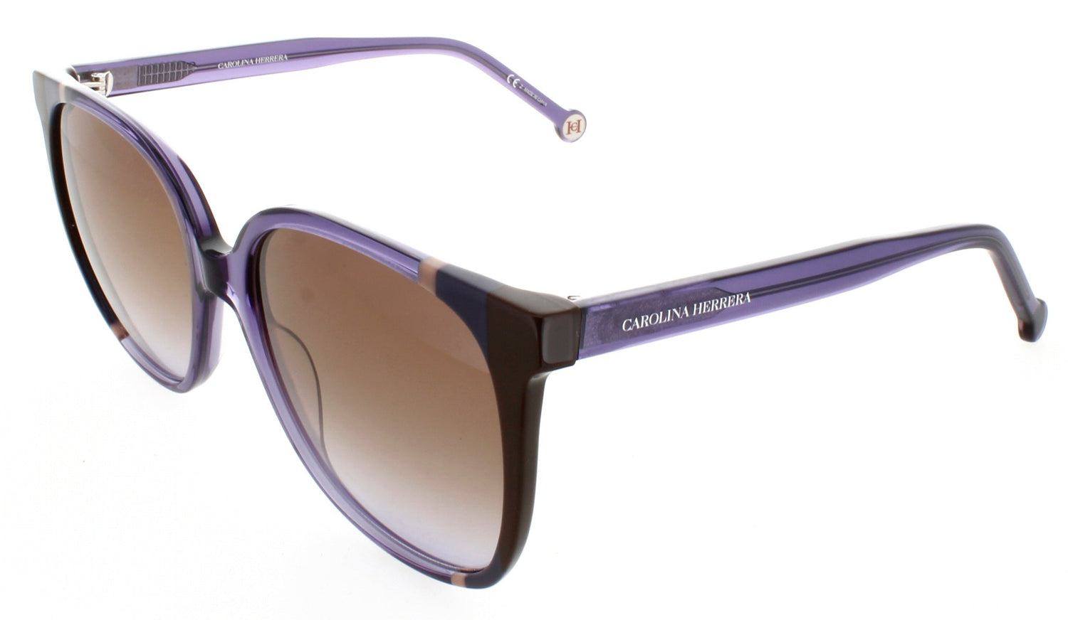 CAROLINA HERRERA CH 0062/S Frame VIOLET BROWN Lens BROWN SHADED VIOLET