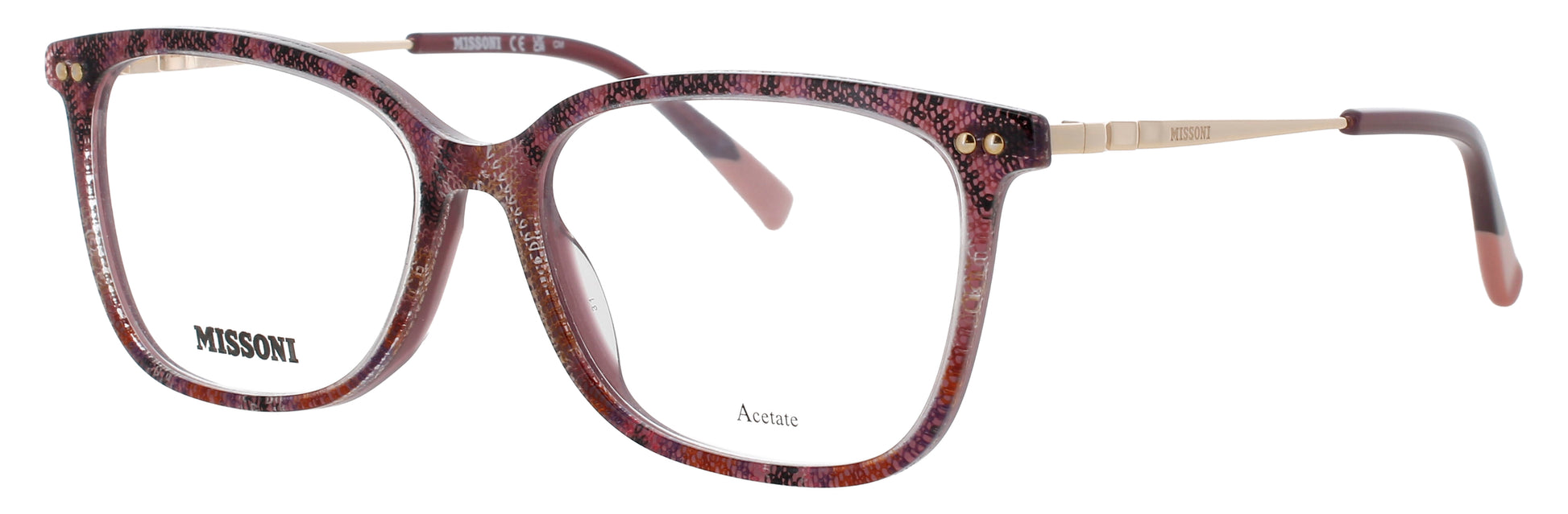 MISSONI MIS-0085 Frame  PATTERN PINK VIOLET Lens DEMO