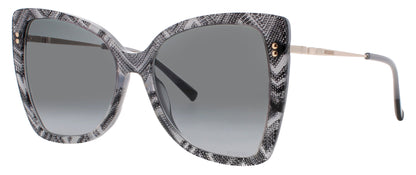MISSONI MIS-0083/S Frame WHITE / BLACK Lens DARK GREY
