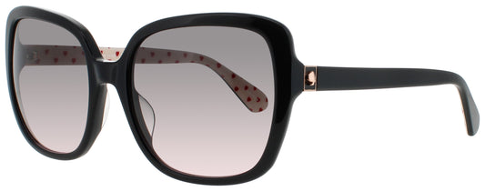 KATE SPADE WILHEMINA/S Frame SHINY BLACK Lens GREY GRADIENT PINK