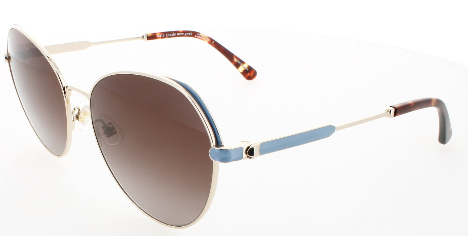 KATE SPADE OCTAVIA/G/S Frame GOLD BLUE Lens BROWN GRADIENT