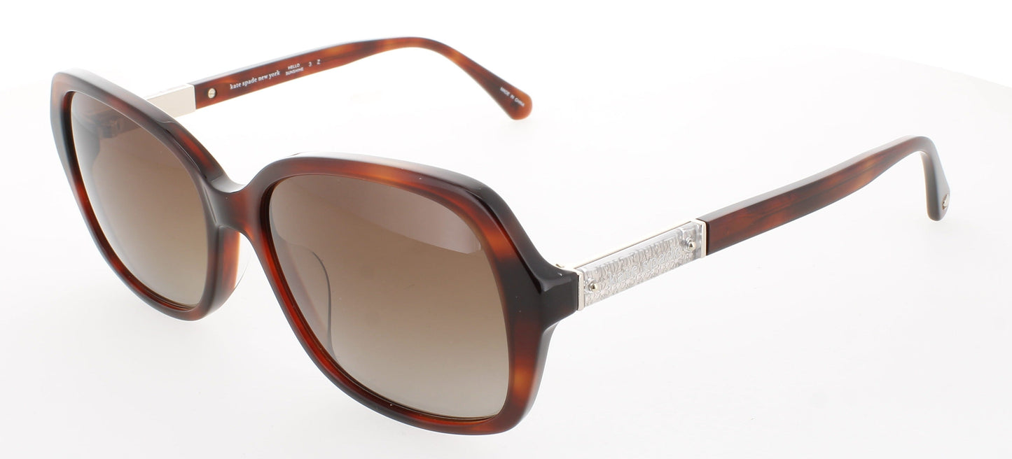 KATE SPADE YVETTE/S Frame HAVANA Lens BROWN GRADIENT POLARIZED