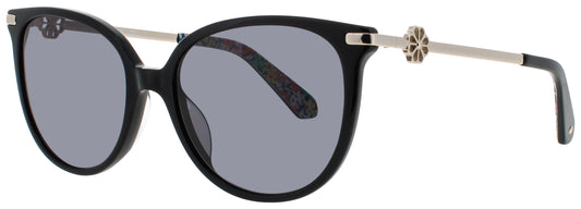 KATE SPADE KRISTINA/G/S Frame SHINY BLACK Lens GREY