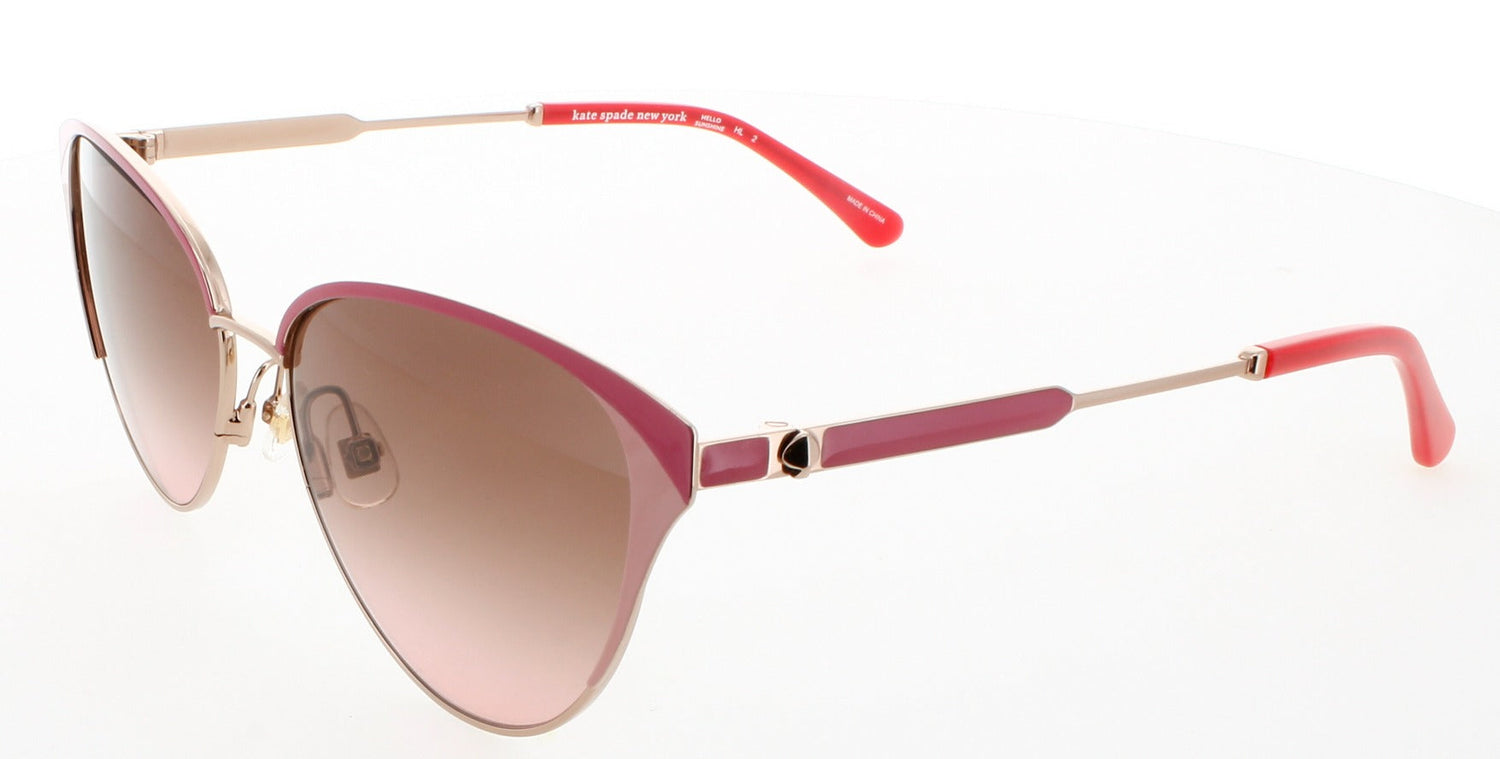 KATE SPADE IANNA/G/S Frame ROSE GOLD Lens BROWN PINK GRADIENT