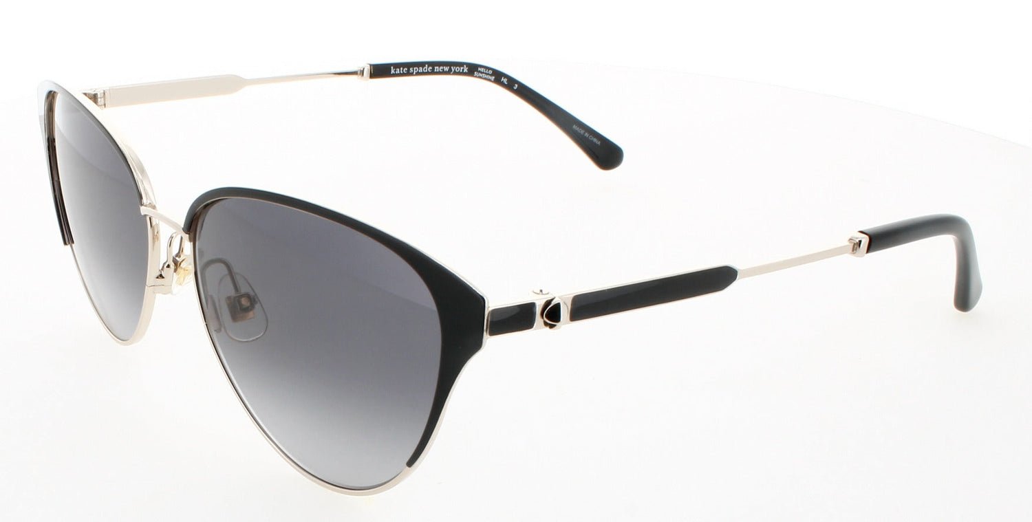 KATE SPADE IANNA/G/S Frame GOLD BLACK Lens DARK GREY GRADIENT