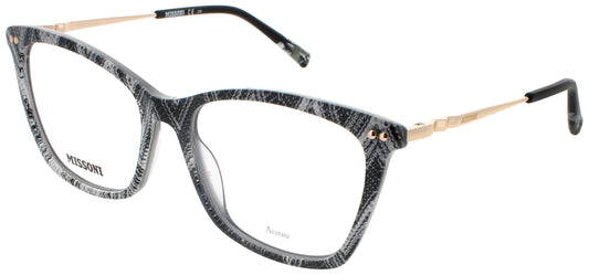 MISSONI MIS 0108 Frame WHITE BLACK PATTERN Lens DEMO