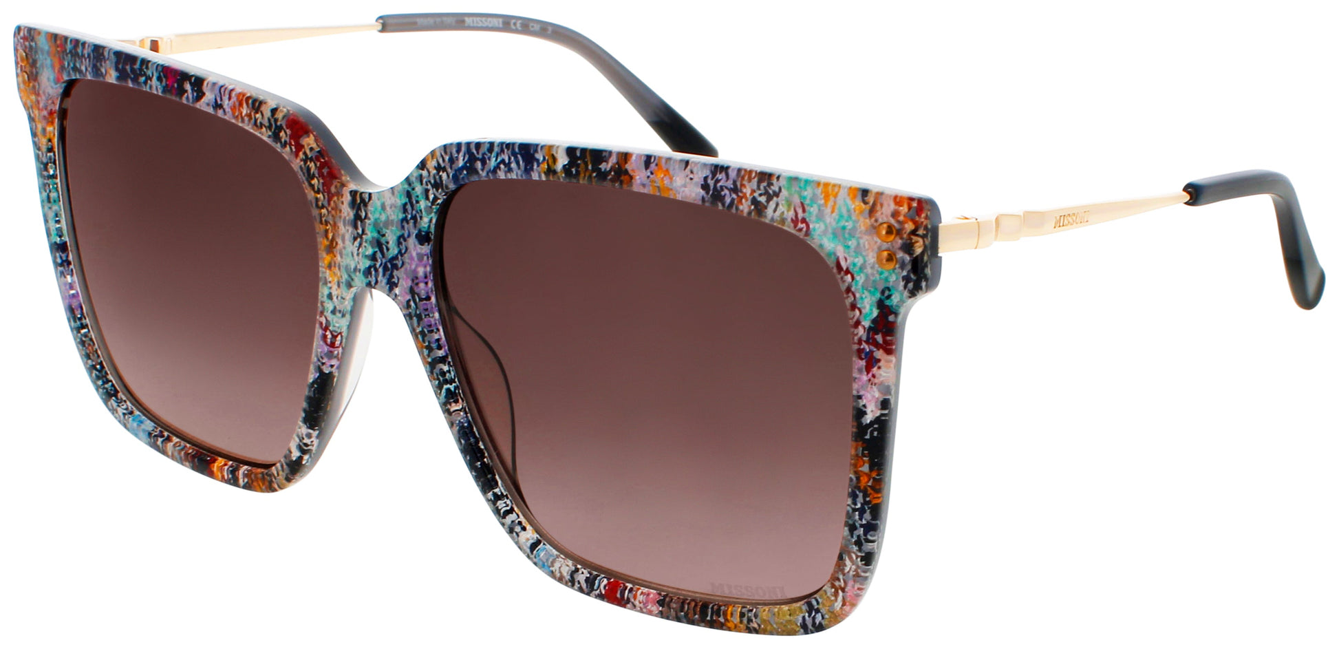 MISSONI MIS 0107/S Frame MULTICOLOR PATTERN Lens PINK SHADED