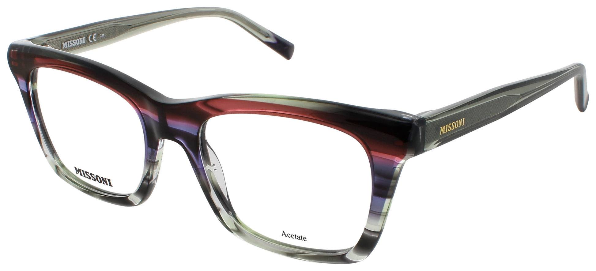 MISSONI MIS 0117 Frame VIOLET BROWN HORN Lens DEMO