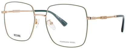 MOSCHINO MOS615/G Frame GOLD GREEN Lens DEMO
