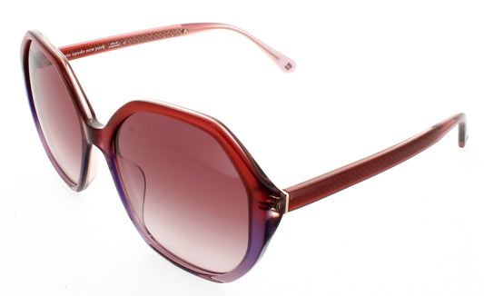 KATE SPADE WAVERLY/G/S 0C9A Frame RED Lens BURGUNDY SHADED