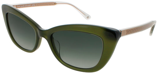 KATE SPADE MERIDA/G/S Frame GREEN Lens GREEN SHADED