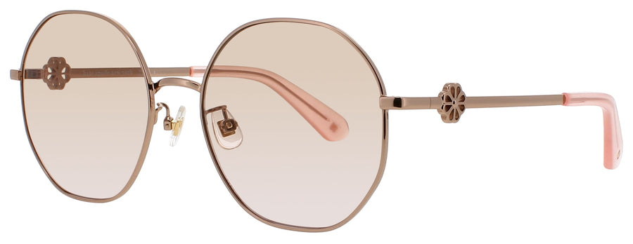 KATE SPADE VENUS/F/S Frame ROSE GOLD Lens GRADIENT BROWN PINK