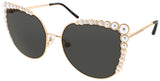 CAROLINA HERRERA HER 0076/S Frame ROSE GOLD Lens GREY