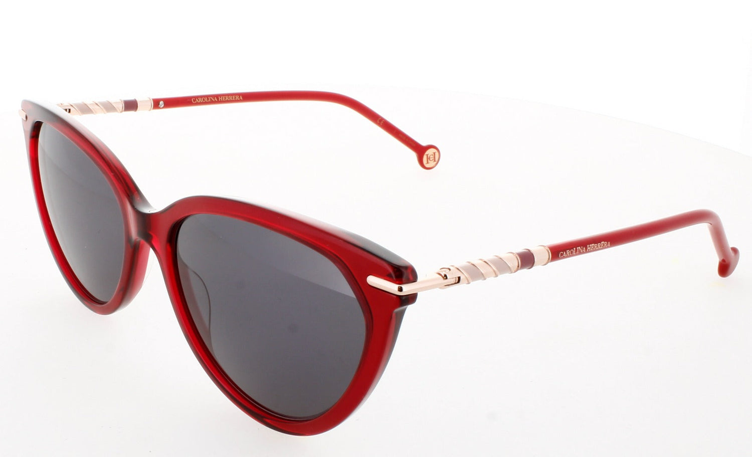 CAROLINA HERRERA HER 0093/S Frame RED Lens GREY